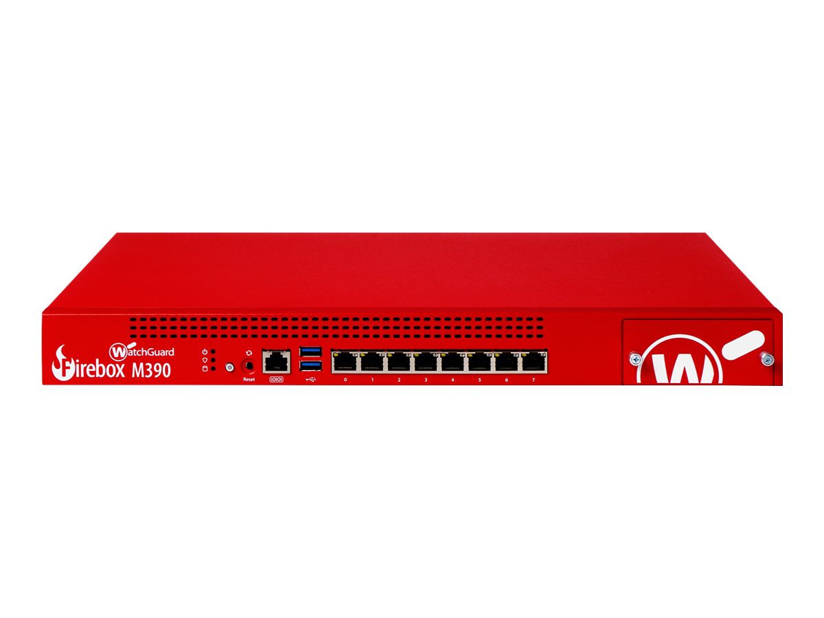 WatchGuard Firebox M390 - security appliance - WatchGuard Trade-Up Program - with 1 year Total Security Suite