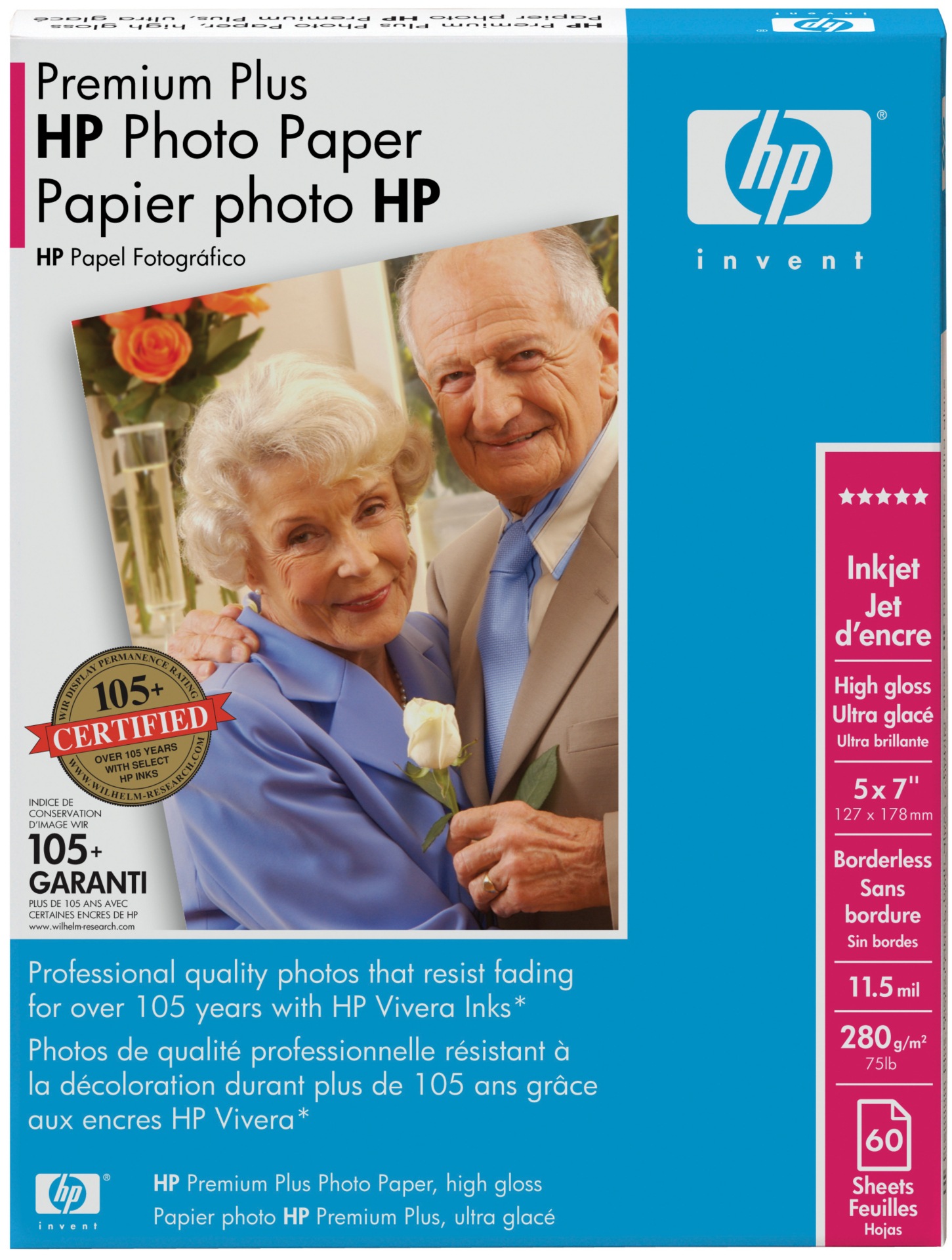 HP Premium Plus High-gloss Photo Paper