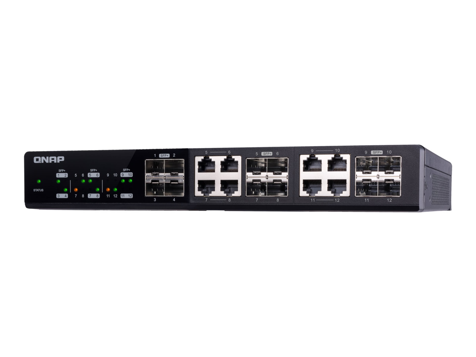 QNAP QSW-M1208-8C - switch - 12 ports - managed - rack-mountable