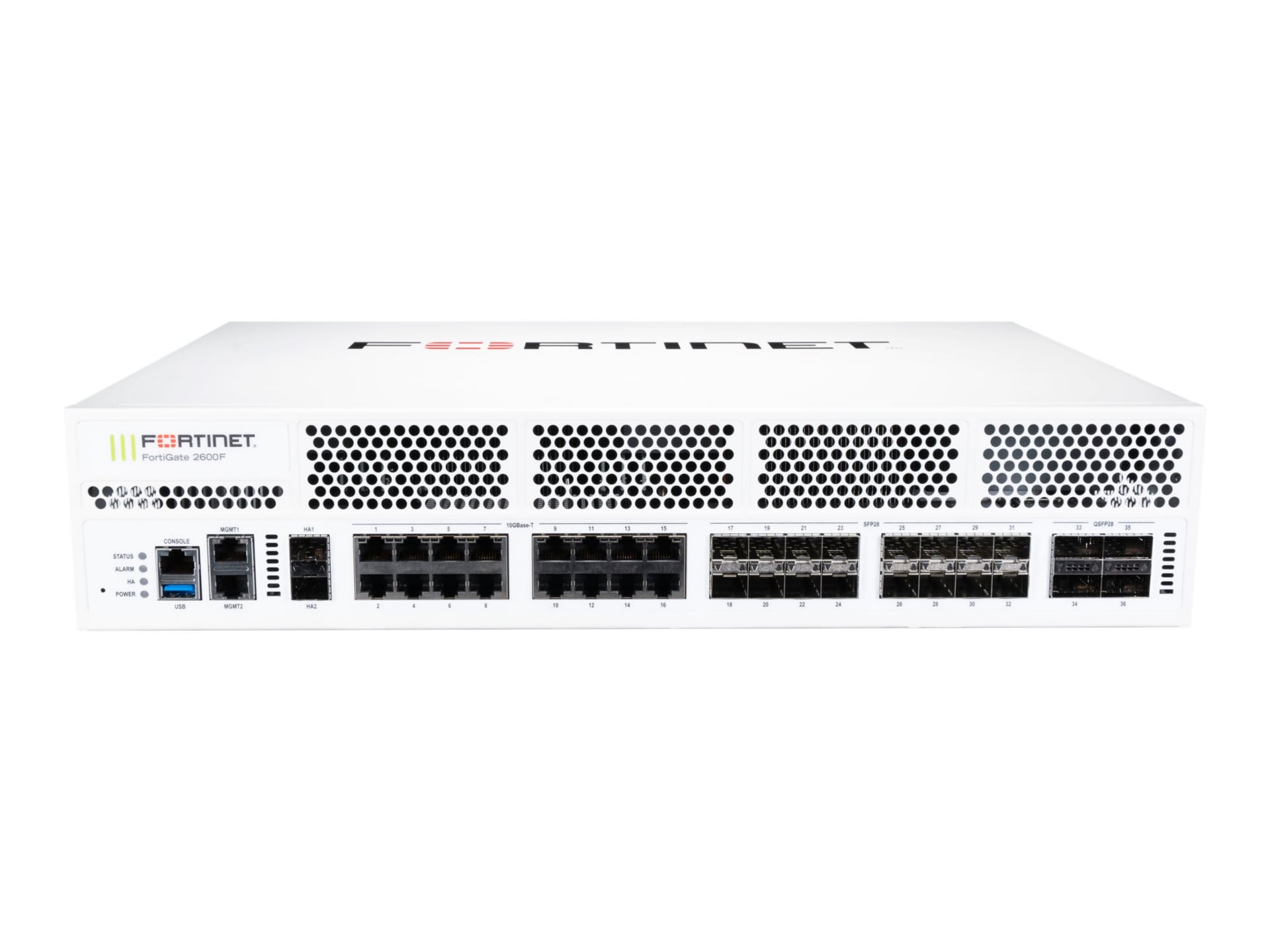 Fortinet FortiGate 2600F - security appliance - with 5 years 24x7 FortiCare and FortiGuard Unified (UTM) Protection
