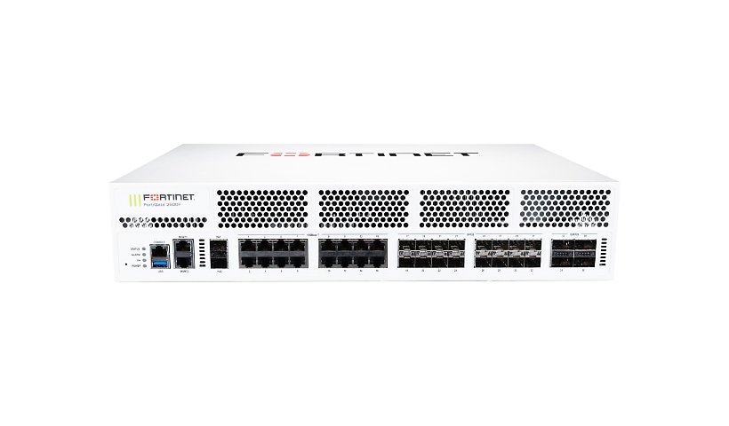 Fortinet FortiGate 2600F - security appliance - with 5 years 24x7 FortiCare and FortiGuard Unified (UTM) Protection