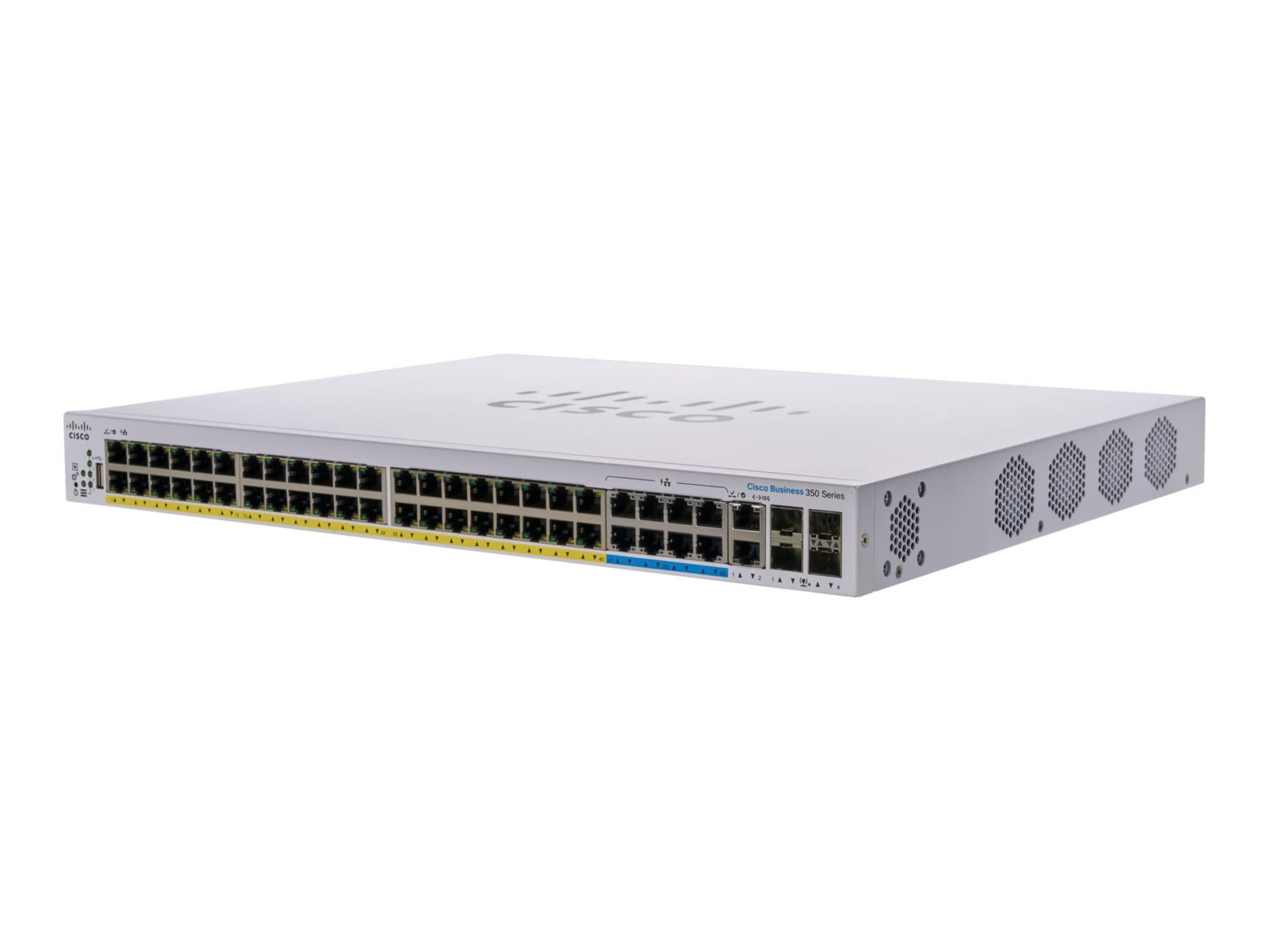 Cisco Business 350 Series 350-48NGP-4X - switch - 48 ports - managed - rack