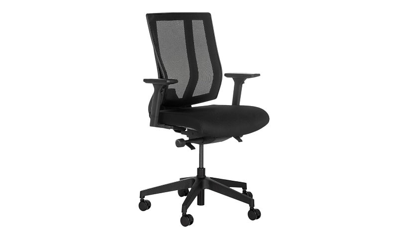VARI - chair - reinforced mesh - black