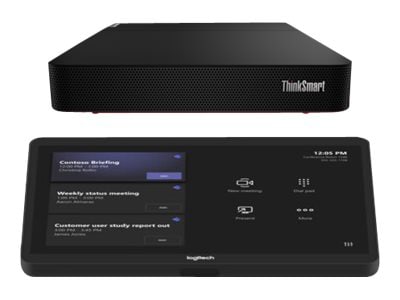Logitech Tap + Lenovo ThinkSmart Core - BASE Bundle (no AV) for MSFT Teams Rooms - video conferencing device - with
