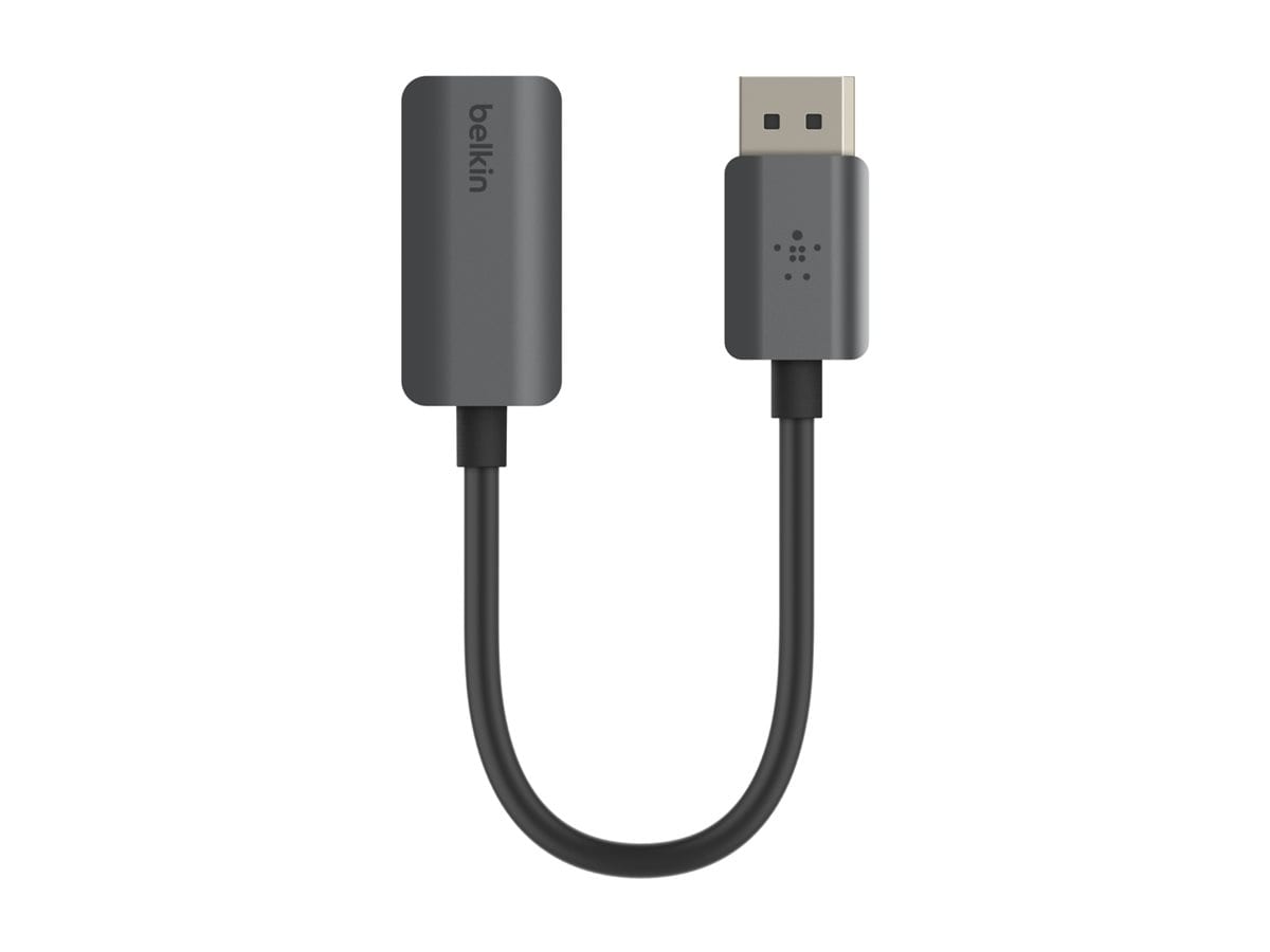Belkin DisplayPort (M) to HDMI (F) Video Adapter - 4K at 60Hz - Display Cable - Black