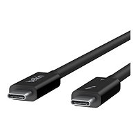 Belkin 3.3 ft Thunderbolt USB-C to USB-C Cable - 24 pin to 24 pin - 100W PD - Black