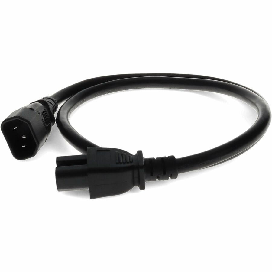 Proline 10ft C14 Male to C15 Female 14AWG 100-250V at 15A Black Power Cable