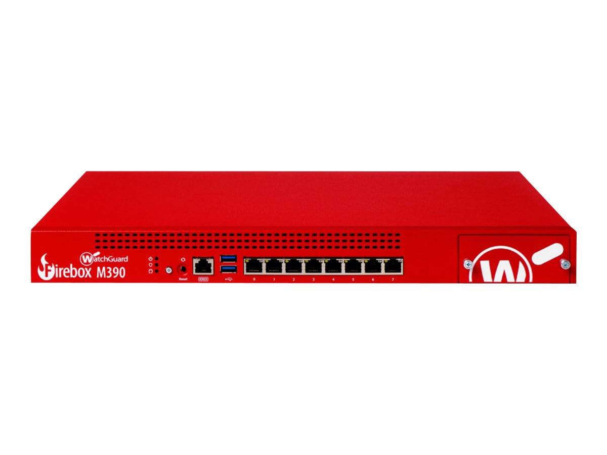 WatchGuard Firebox M390 - security appliance - with 3 years Basic Security