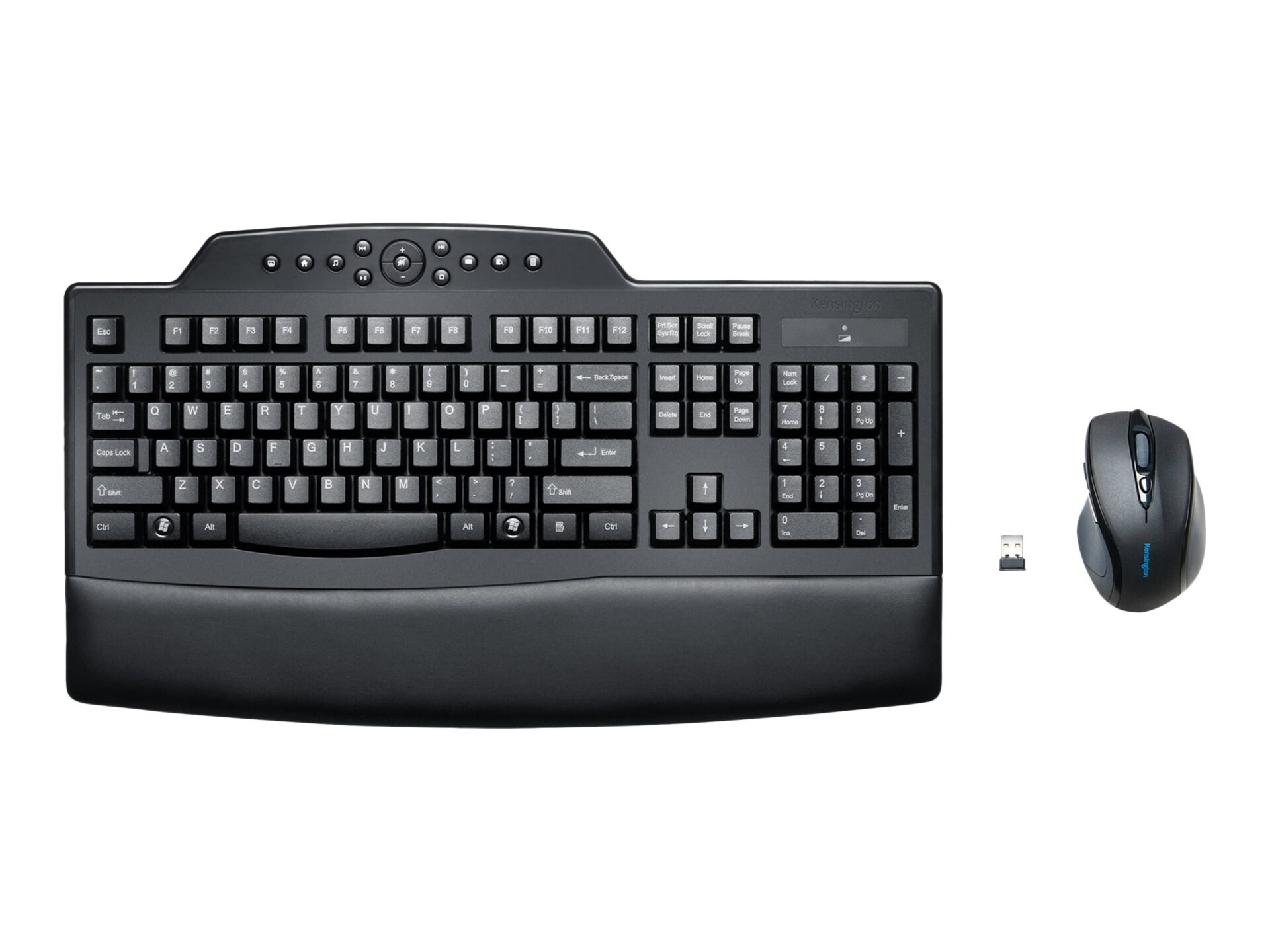 Kensington Pro Fit Wireless Comfort Desktop Set - ensemble clavier et souris - US - noir