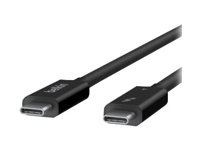 Belkin Thunderbolt 4 - USB-C to USB-C Cable-100 Watt Power Delivery 2 meter / 6.6 foot - Black