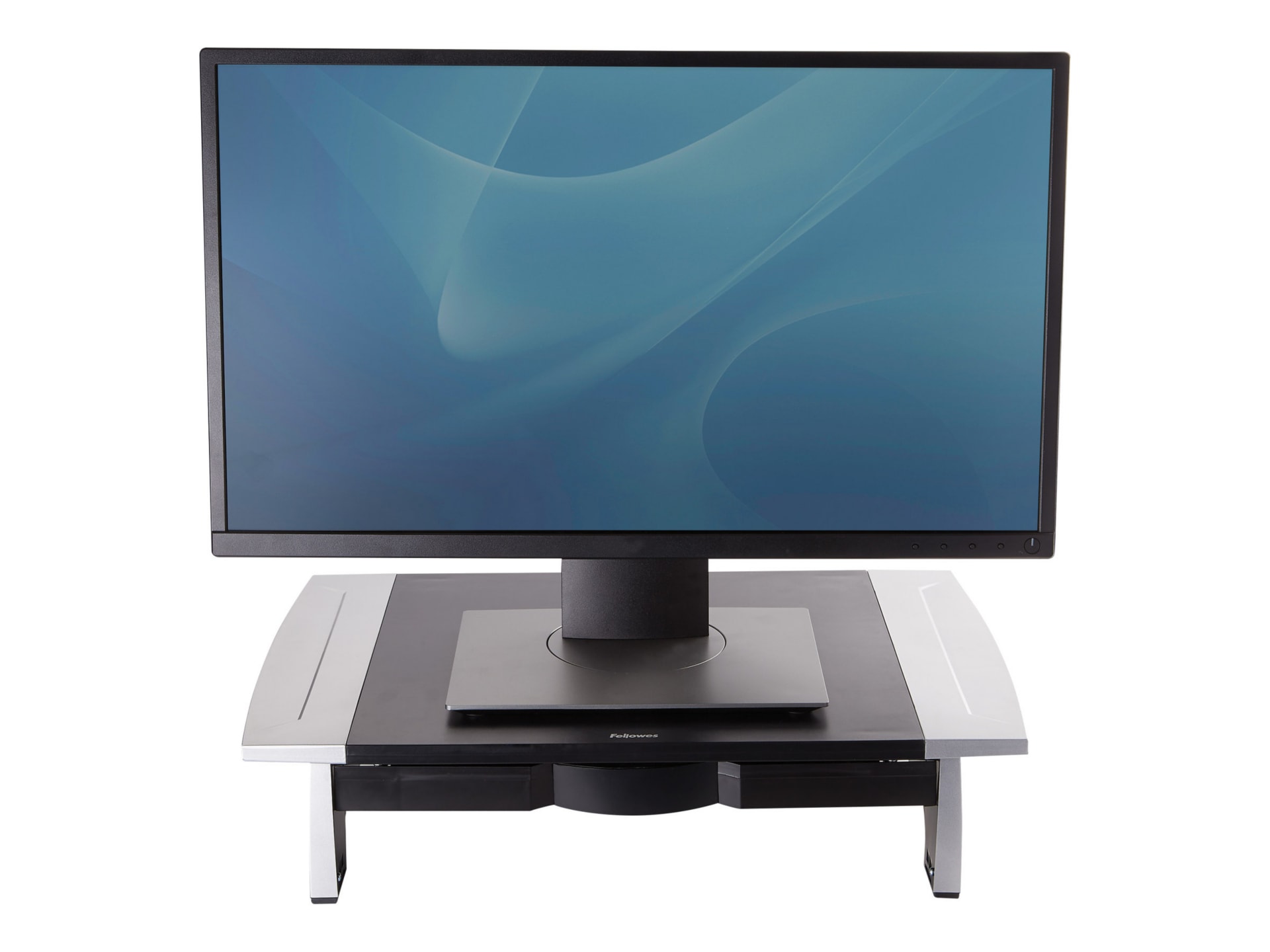 Fellowes Office Suites Monitor Riser stand - for monitor - black, silver