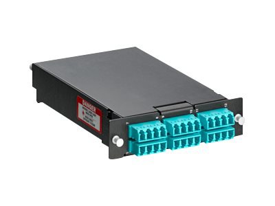 LEVITON 24F OM3 LC SPL MODULE AQUA