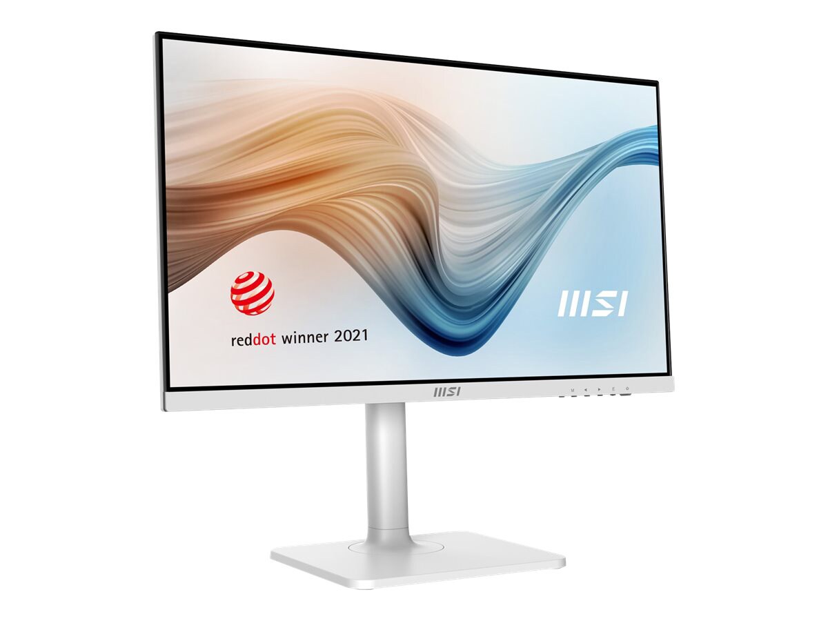 MSI Modern MD241PW 24" Class Full HD LCD Monitor - 16:9 - White