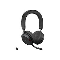 Jabra Evolve2 75 - headset - with charging stand