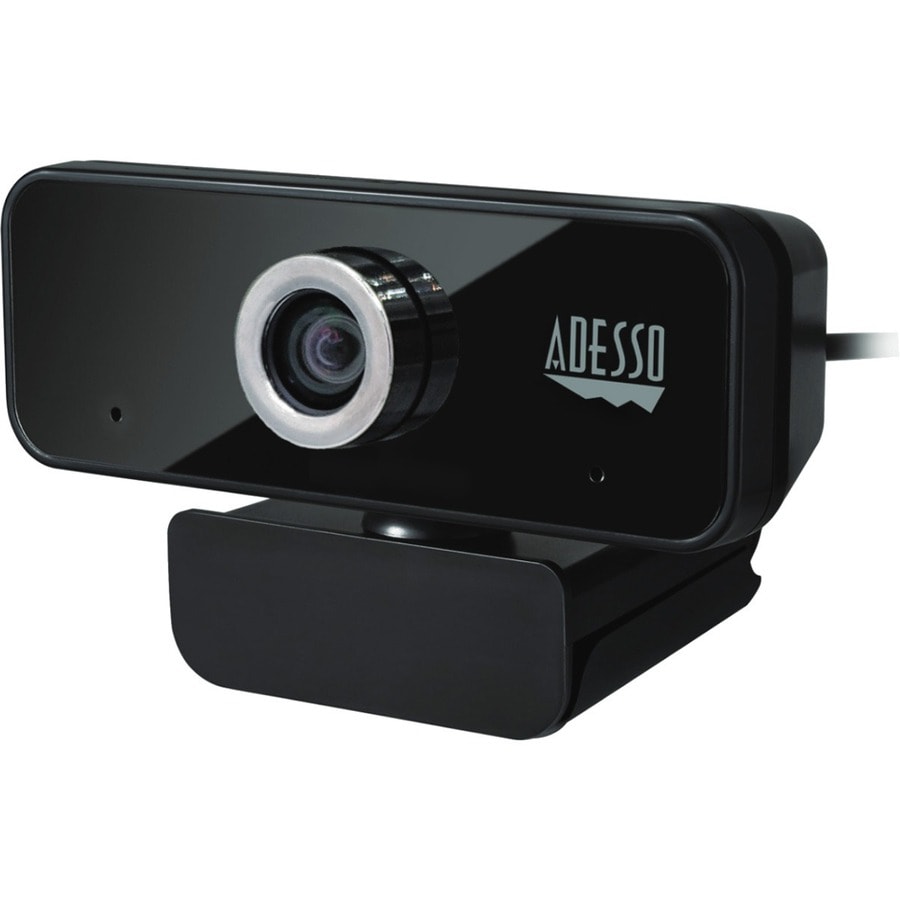 Adesso CyberTrack 6S Webcam - 8 Megapixel - 30 fps - USB 2.0 - TAA Complian