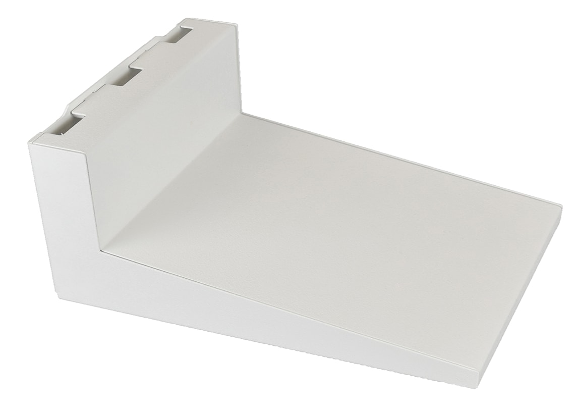TerraWave Compact Horizontal Wall Mount with Cover and Universal T-Bar Mounting Plate - network device enclosure mount
