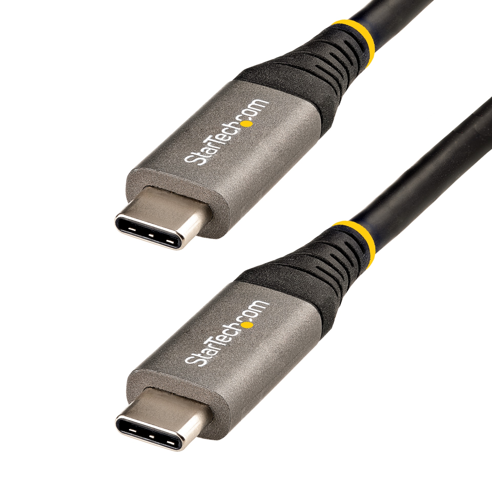 StarTech.com 6.6ft (2m) USB-C Cable, USB 5Gbps, 100W (5A) PD, 4K 60Hz DP Al