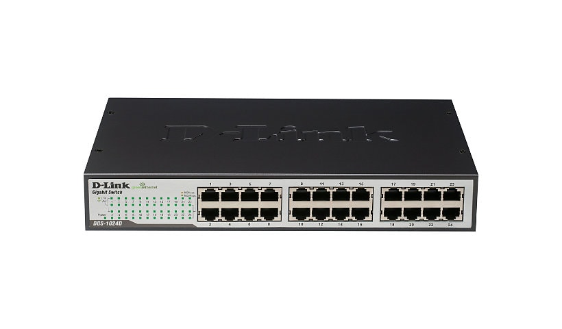 D-Link DGS 1024D - switch - 24 ports - unmanaged - rack-mountable