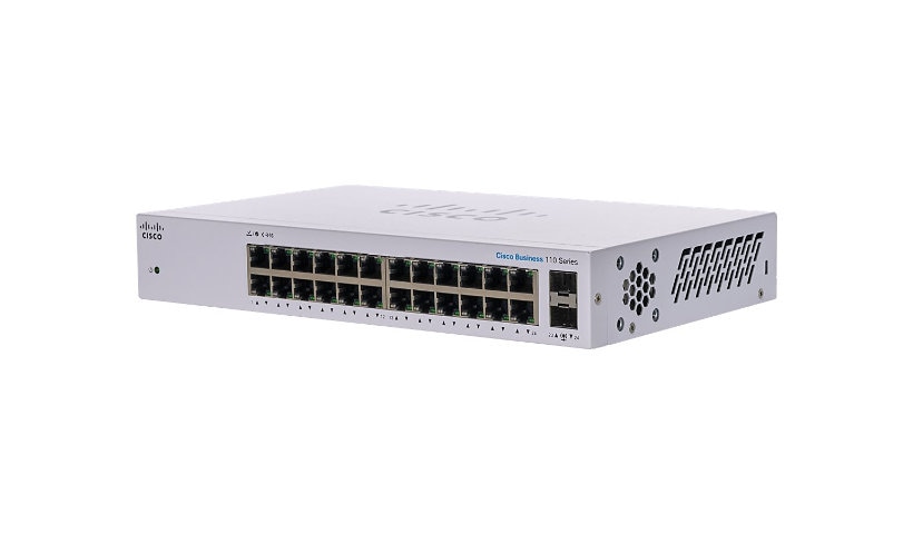 Cisco Business 110 Series 110-24T - commutateur - 24 ports - non géré - Montable sur rack