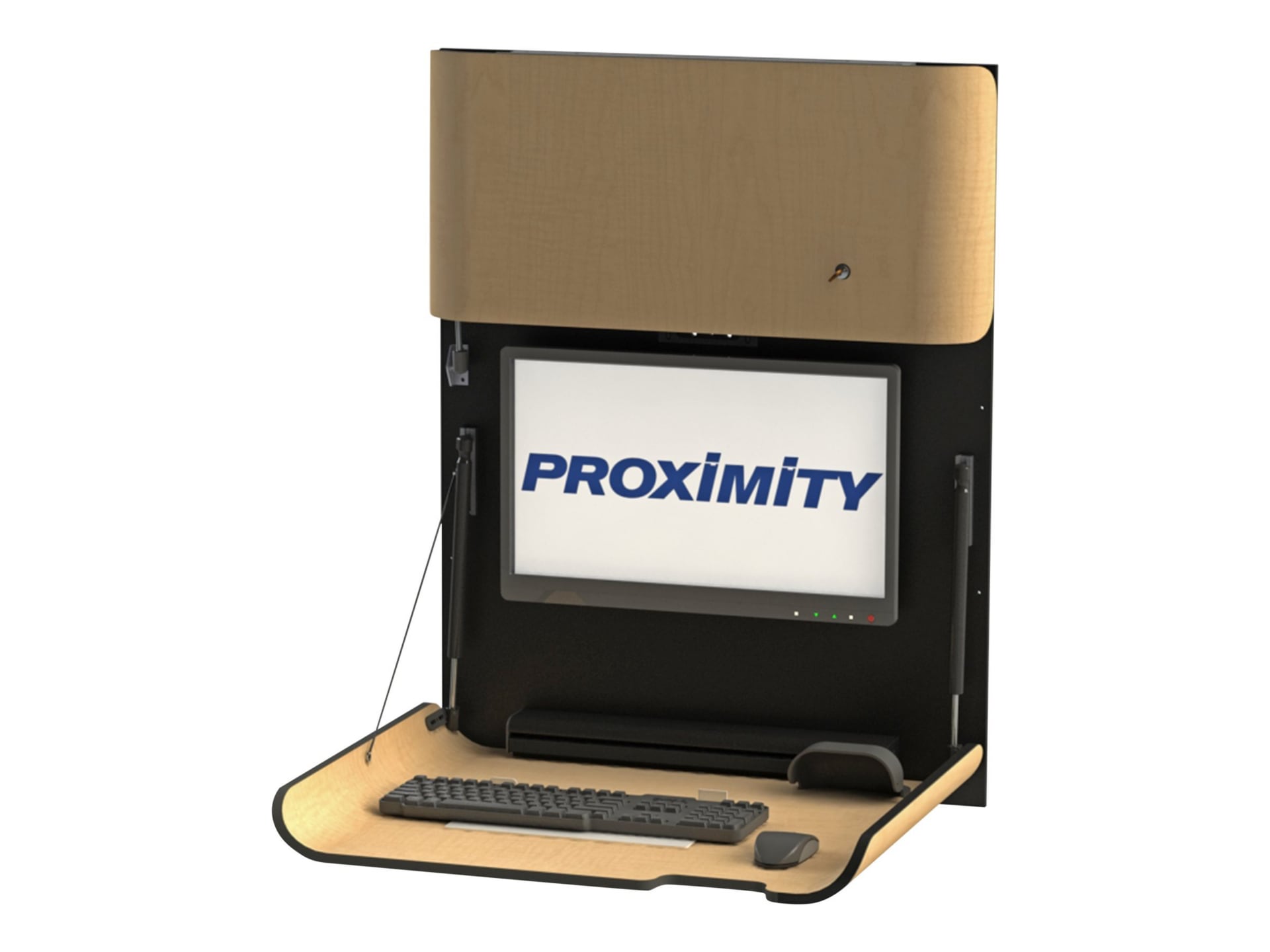 Proximity Classic CXT-28-SLIM - wall-mounted workstation - fusion maple