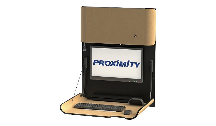 Proximity Classic CXT-28-SLIM - wall-mounted workstation - fusion maple