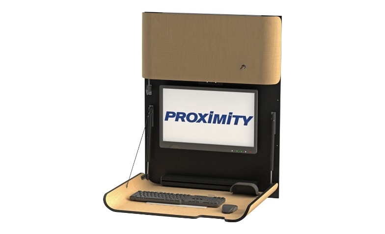 Proximity Classic CXT-28-SLIM - wall-mounted workstation - fusion