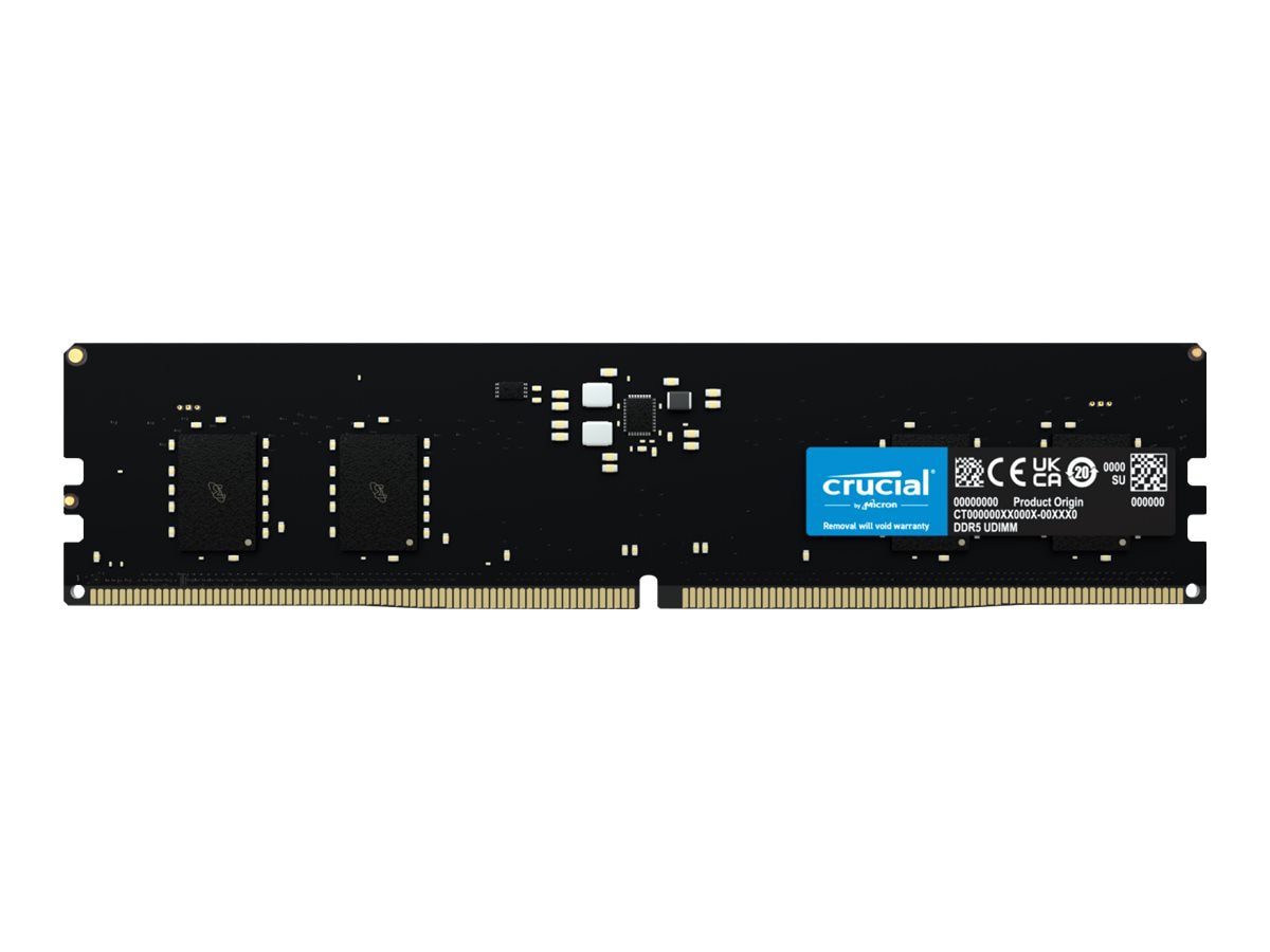 Crucial - DDR5 - module - 8 GB - DIMM 288-pin - 2400 MHz / PC5-38400 - unbu