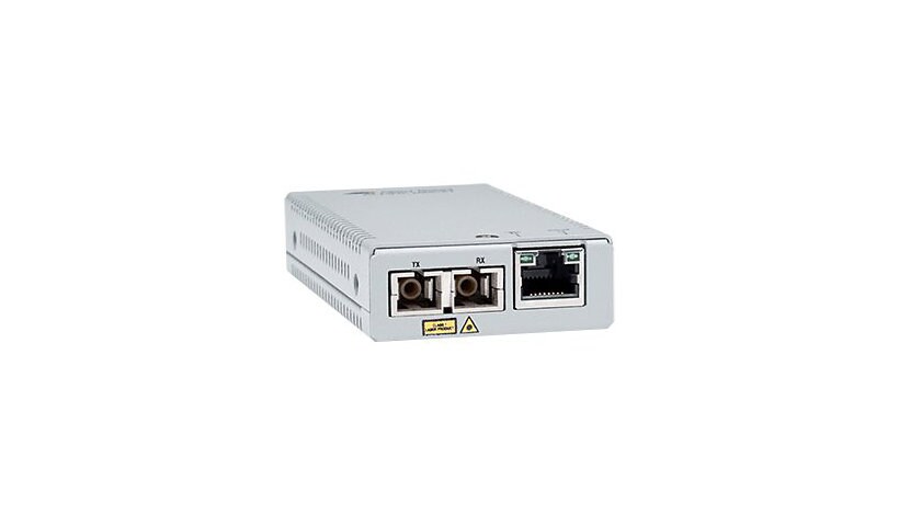 Allied Telesis AT MMC2000LX/SC - fiber media converter - 1GbE - TAA Compliant