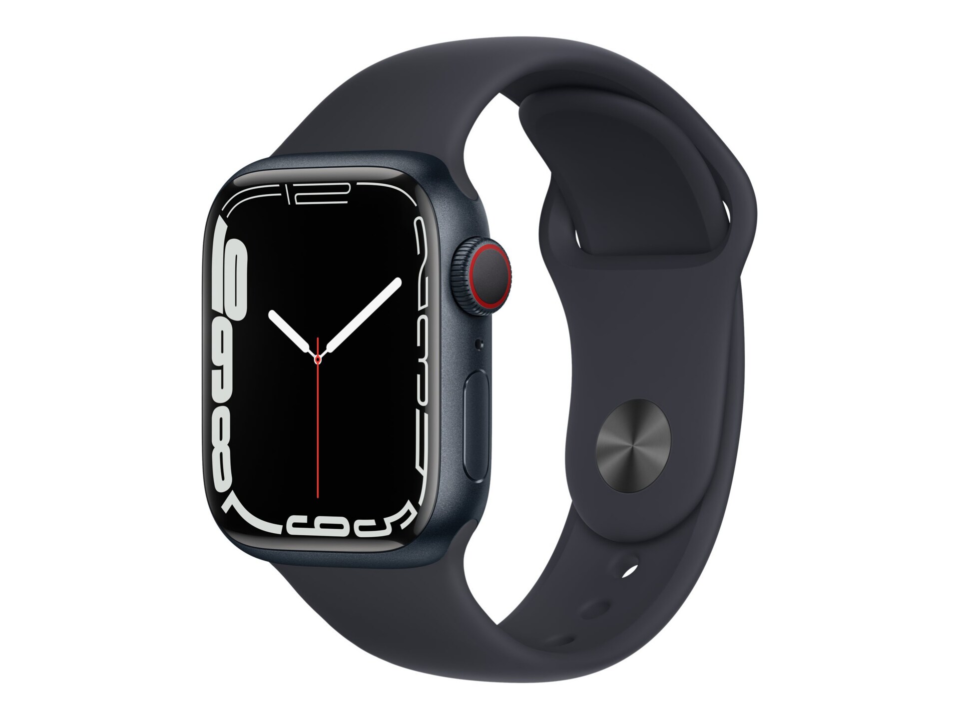 Apple Watch Series 7 (GPS + Cellular) - midnight aluminum - smart watch wit