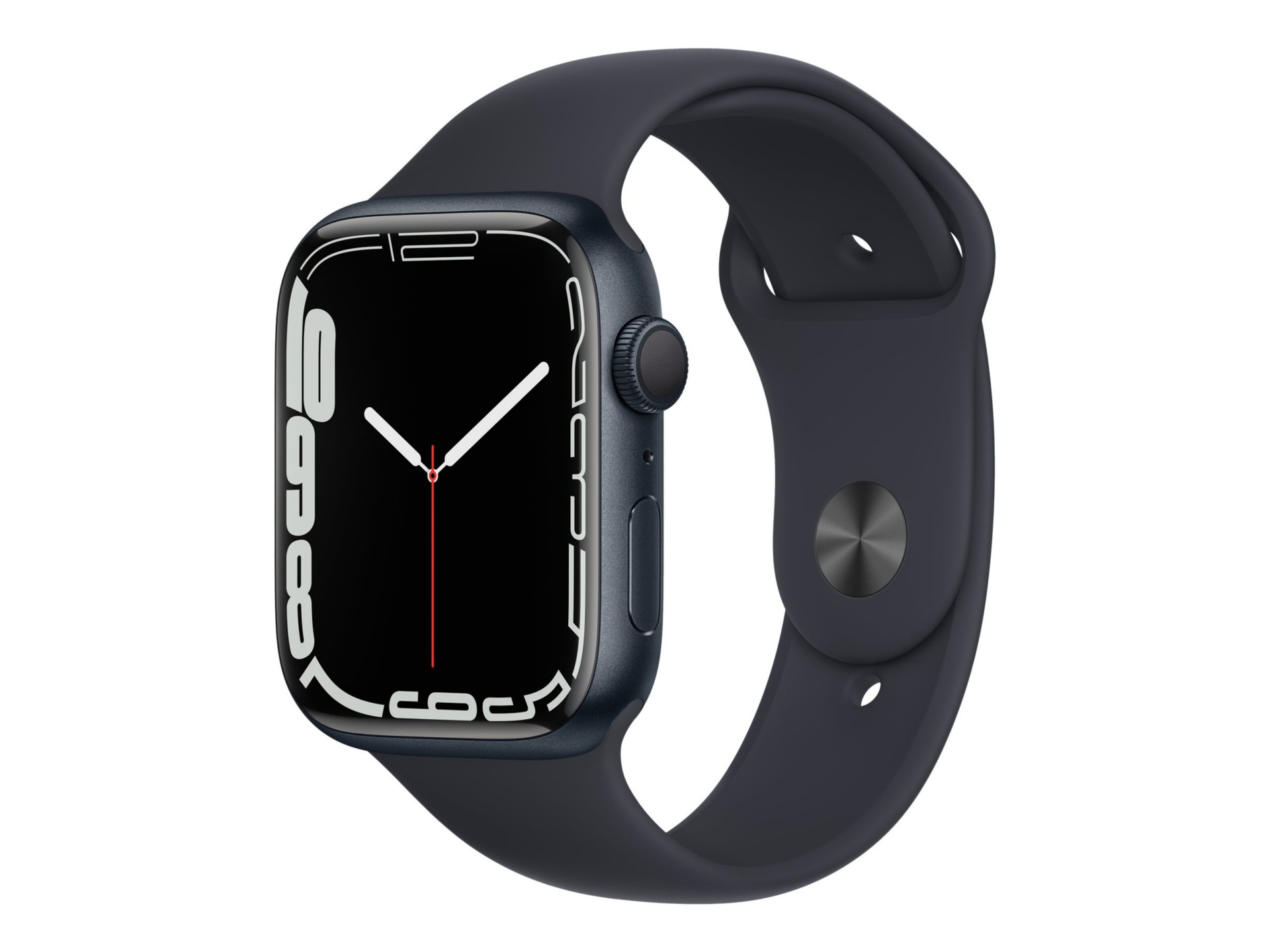 Apple Watch Series 7 (GPS) - midnight aluminum - smart watch with sport ban