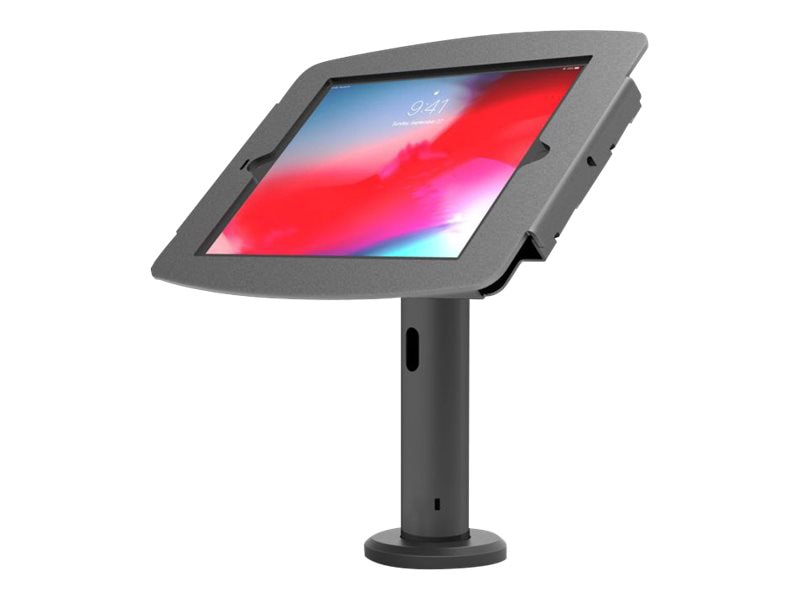 Compulocks iPad 10.2" Space Enclosure Tilting Stand 8" - Low-Rise mounting