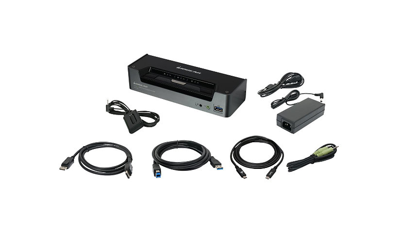 IOGEAR 3-Port 4K USB-C and DisplayPort KVMP - KVM / audio / USB switch - 3