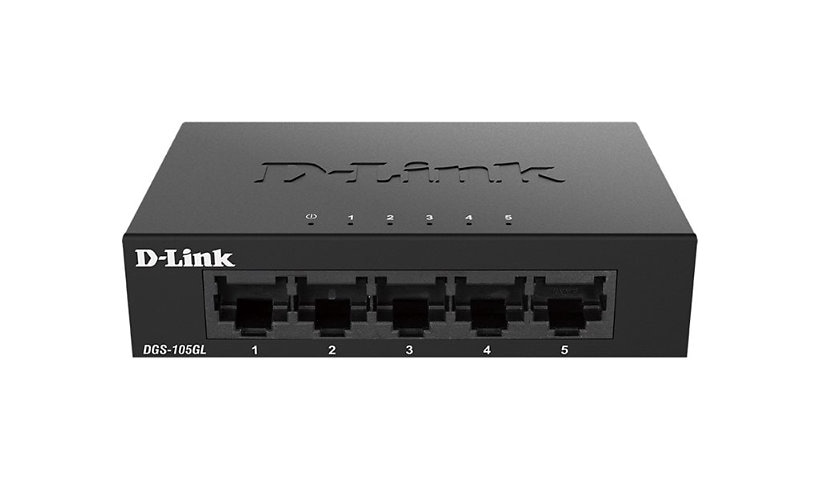 D-Link DGS 105GL - switch - 5 ports - unmanaged