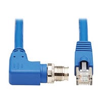 Tripp Lite Ethernet Cable Shielded M12 XCode Cat6a M12 Right-Angle RJ45 5M