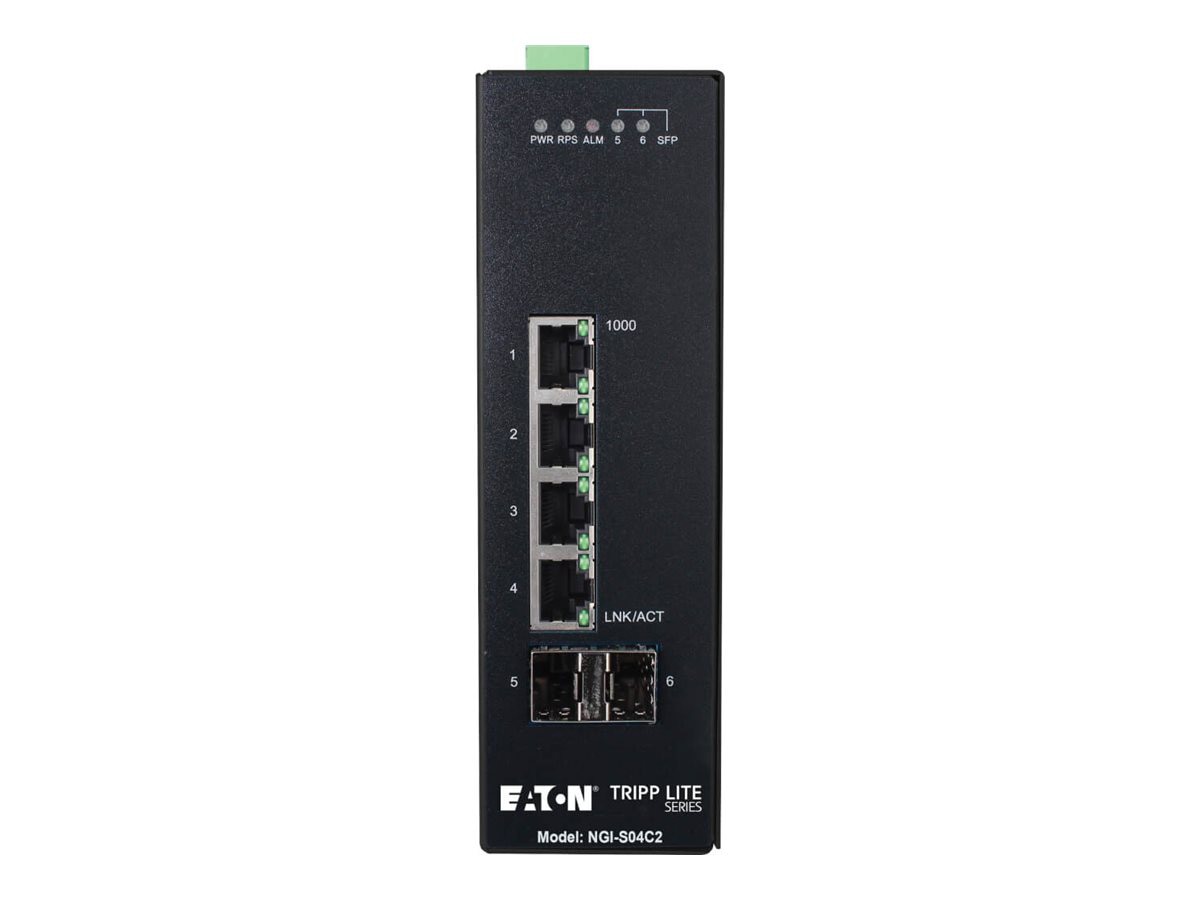Eaton Tripp Lite series 4-Port Lite Managed Industrial Gigabit Ethernet Swi