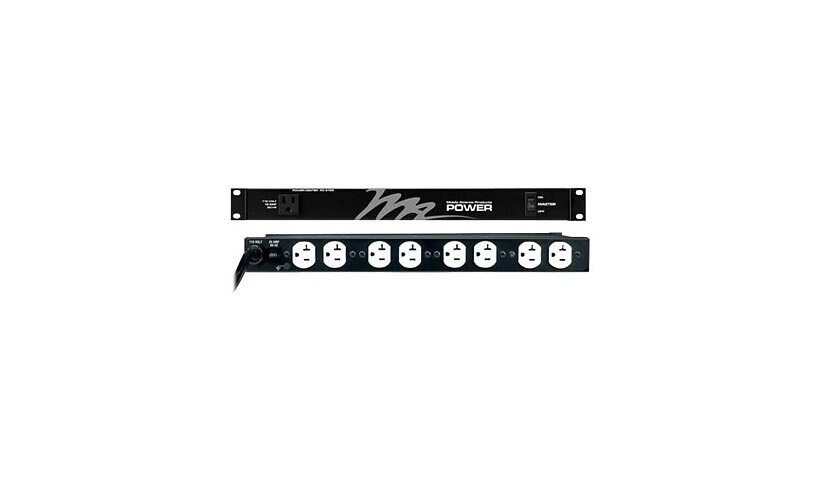 Middle Atlantic Rackmount Power Distribution Unit with Basic Surge Protection - 9 Outlet, 20 Amp