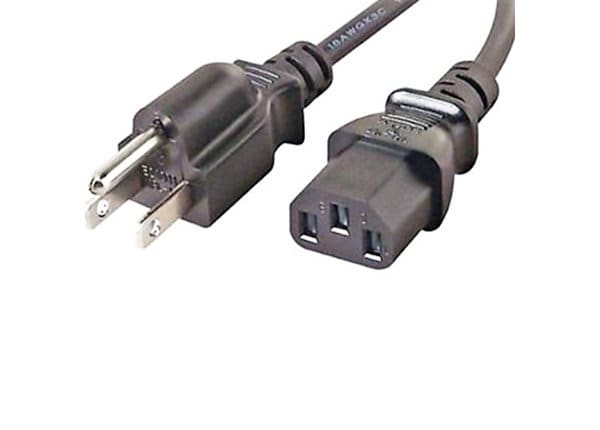 Datamax - power cable - IEC 60320 C13 to NEMA 5-15 - 8 ft