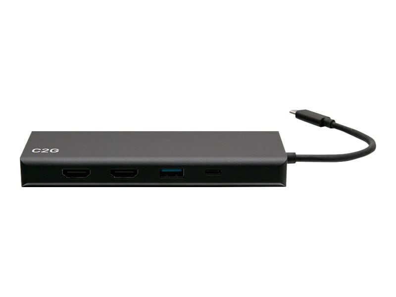 C2G USB C Docking Station - Dual Monitor Docking Station with 4K HDMI,