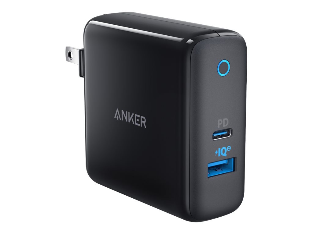Anker PowerPort PD+2 power adapter - USB Type A, USB-C - 30 Watt