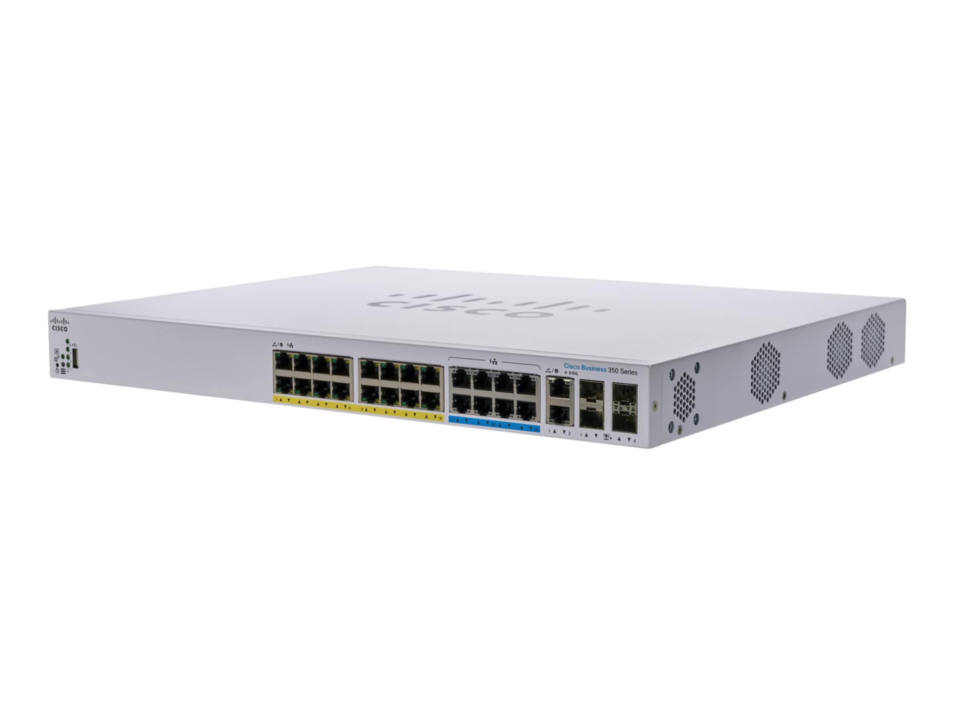Cisco Business 350 Series 350-24NGP-4X - switch - 24 ports - managed - rack