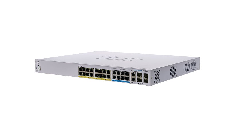 Cisco Business 350 Series 350-24NGP-4X - switch - 24 ports - managed - rack-mountable
