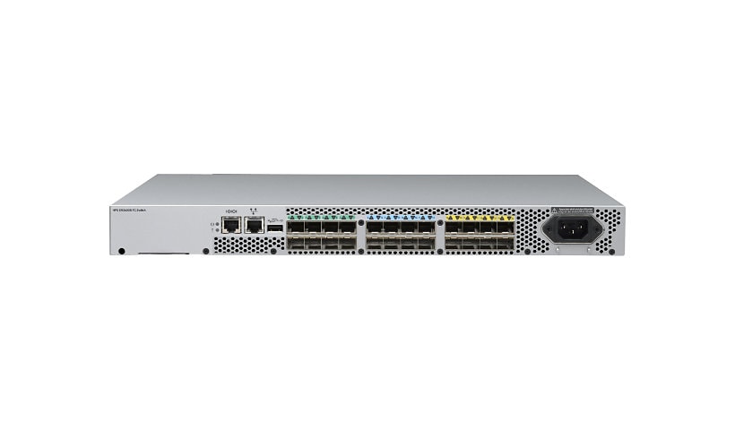 HPE SN3600B 32Gb 24/8 8-port 16Gb Short Wave SFP+ Fibre Channel Switch - commutateur - 24 ports - Géré - Montable sur rack