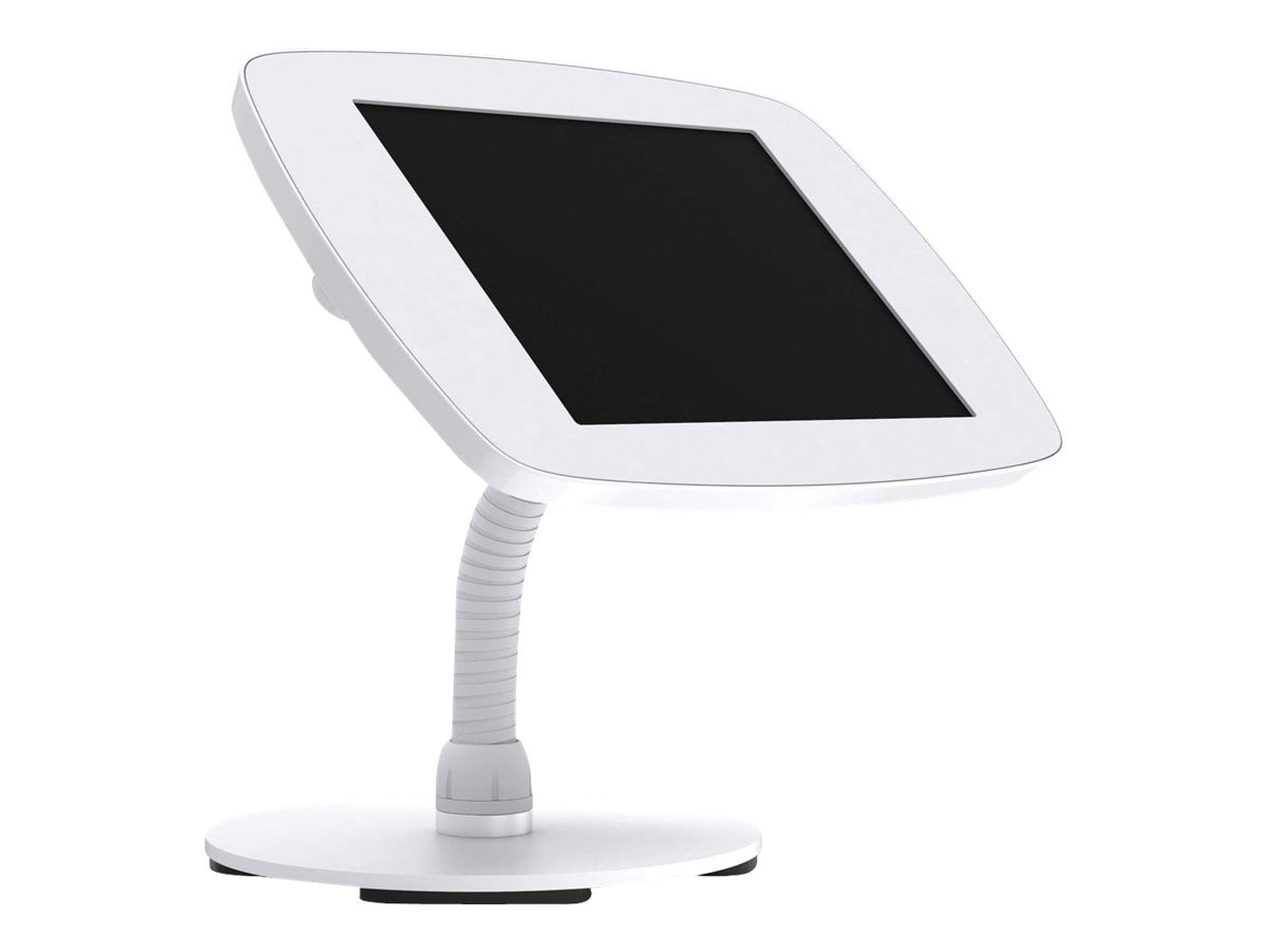 Bouncepad Counter Flex - stand - exposed front camera and home button & gooseneck arm - for tablet - white