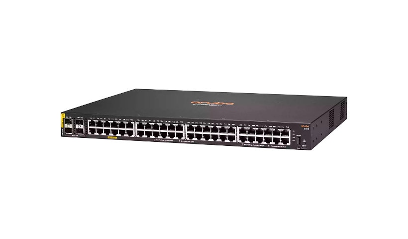 HPE Aruba 6000 48G Class4 PoE 4SFP 370W Switch - switch - 48 ports - managed - rack-mountable