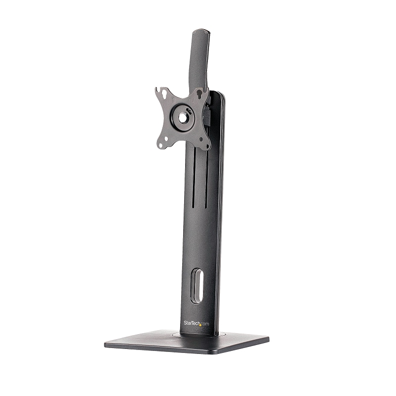 StarTech.com Free Standing Single Monitor Mount, Height Adjustable Ergonomi