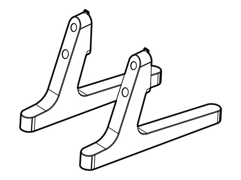 LG ST-653TW - stand - pole type design - for LCD display