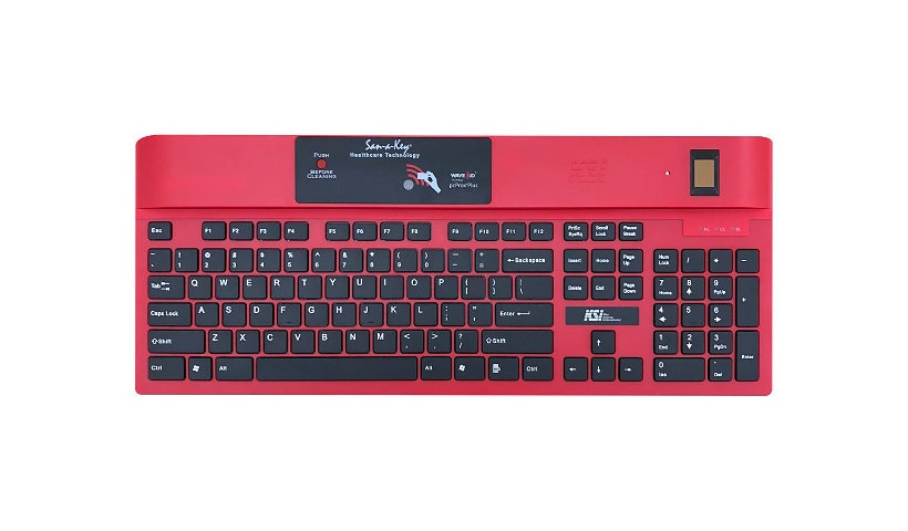 Key Source International CodeRed KSI-1700 SX HFFFB-16 RED - keyboard - red