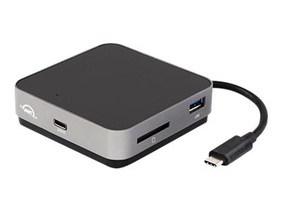 Travel Dock E - mini-dock - USB-C 1 / Thunderbolt 3 HDMI - GigE - OWCTCDK6P2SG - Docking Stations & Port Replicators - CDW.com