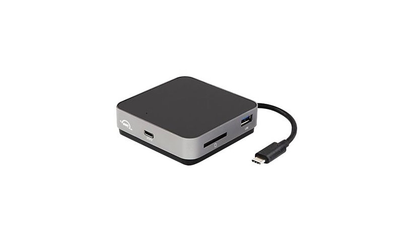OWC Travel Dock E - mini-dock - USB-C 3.2 Gen 1 / Thunderbolt 3 - HDMI - 1GbE