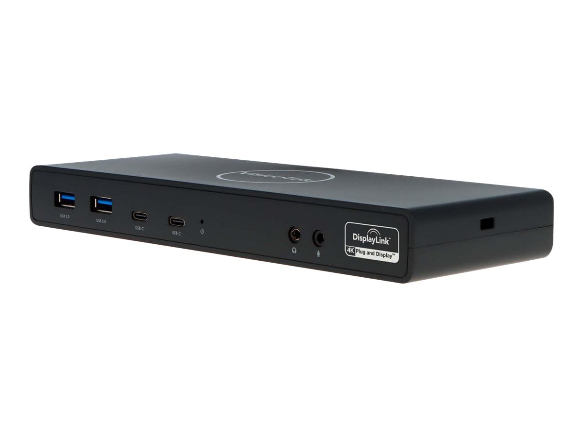 VisionTek VT4510 USB 3.0 & USB-C Dual Display 4K 100W Power Delivery Docking Station